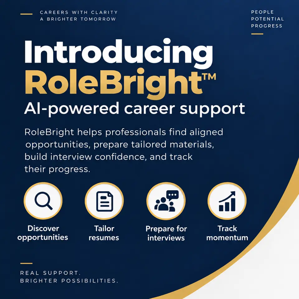 RoleBright career support graphic